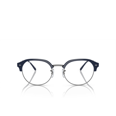 Ray-Ban RX7229 Eyeglasses 8210 blue on gunmetal - front view