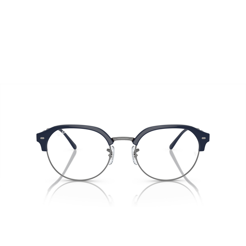 Ray-Ban RX7229 Eyeglasses 8210 blue on gunmetal - 1/4