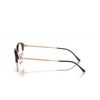 Ray-Ban RX7229 Eyeglasses 8322 dark grey on rose gold - product thumbnail 3/4