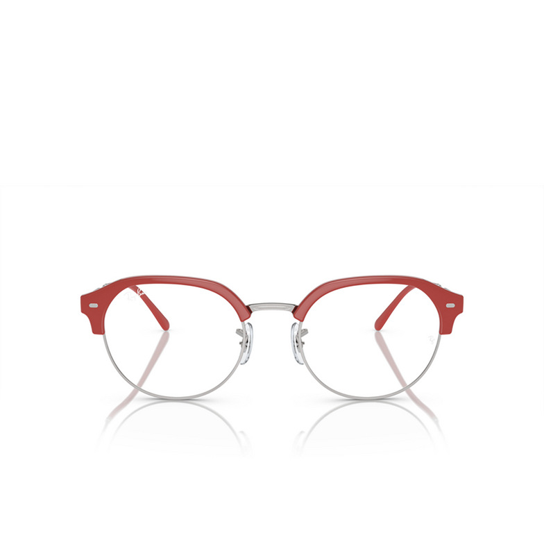 Ray-Ban RX7229 Eyeglasses 8323 red on silver - 1/4