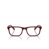 Ray-Ban RX7232M Korrektionsbrillen F685 dark red - Produkt-Miniaturansicht 1/4