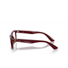 Ray-Ban RX7232M Eyeglasses F685 dark red - product thumbnail 3/4