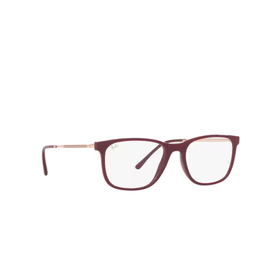 Ray-Ban RX7244 Eyeglasses 8099 red cherry - three-quarters view