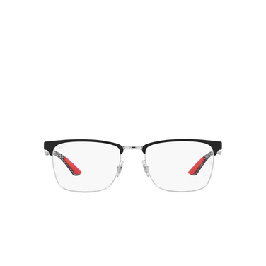 Ray-Ban RX8421 Eyeglasses 2861 black on silver - front view