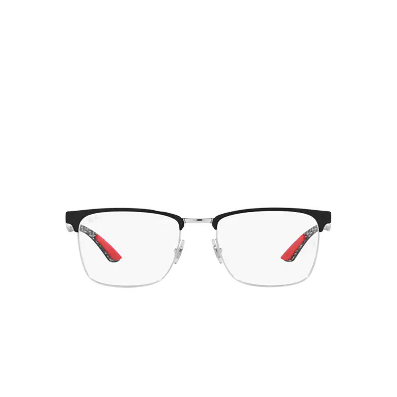 Ray-Ban RX8421 Eyeglasses 2861 black on silver - 1/4
