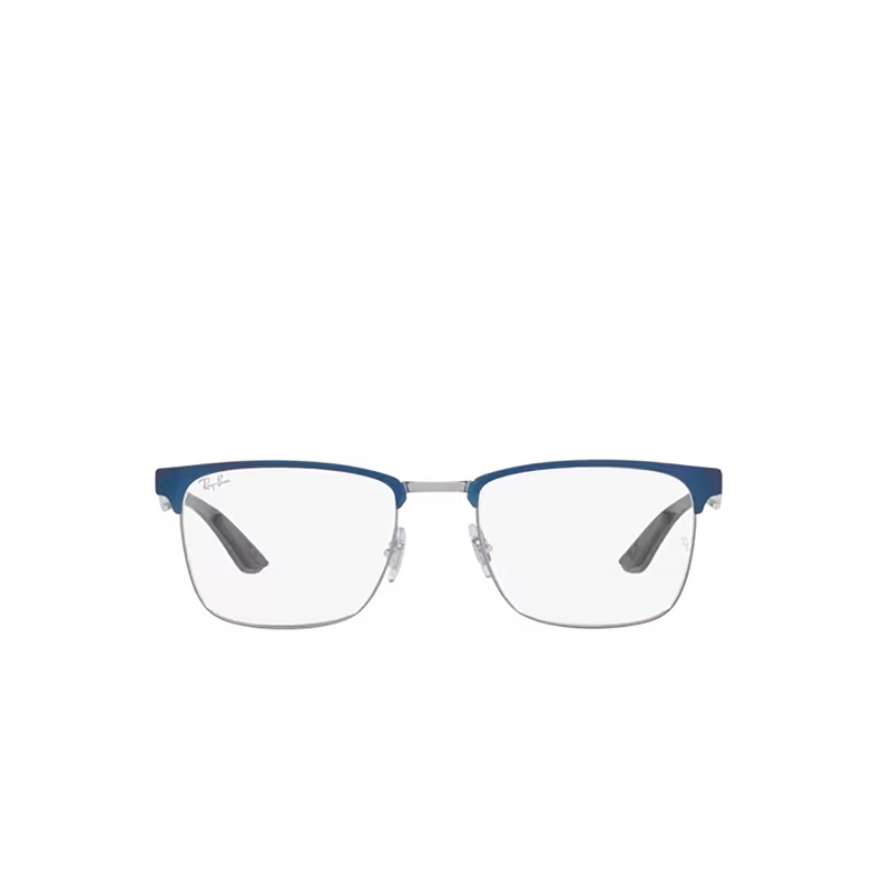 Ray-Ban RX8421 Eyeglasses 3124 blue on gunmetal - 1/4