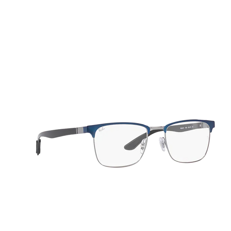 Ray-Ban RX8421 Eyeglasses 3124 blue on gunmetal - 2/4