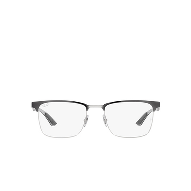 Ray-Ban RX8421 Eyeglasses 3125 grey on silver - front view