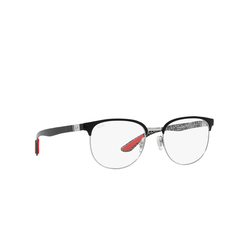 Ray-Ban RX8422 Eyeglasses 2861 black on silver - 2/4