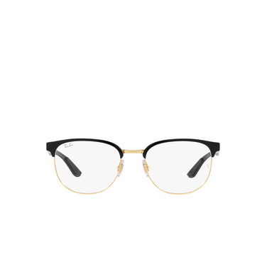 Ray-Ban RX8422 Eyeglasses 2890 black on gold - front view