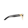 Ray-Ban RX8422 Eyeglasses 2890 black on gold - product thumbnail 3/4