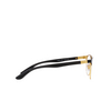 Gafas graduadas Ray-Ban RX8422 2890 black on gold - Miniatura del producto 3/4