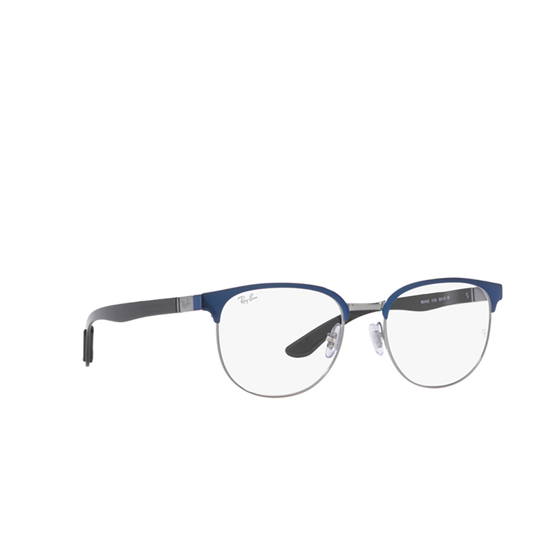 Ray-Ban RX8422 Eyeglasses 3124 blue on gunmetal - 2/4