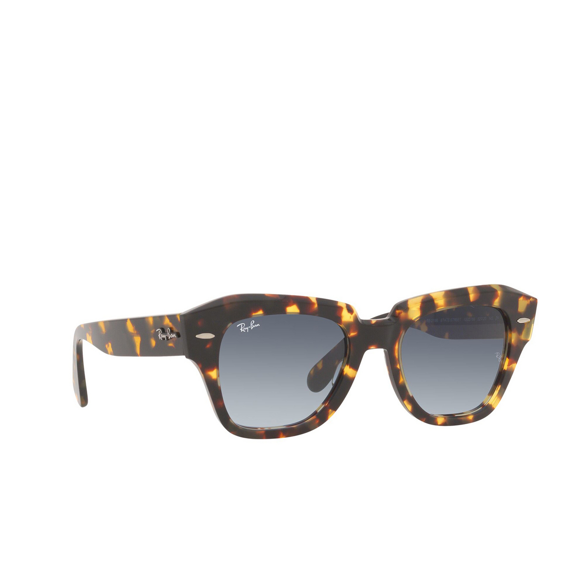 Ray-Ban STATE STREET Sunglasses 133286 Yellow Havana - three-quarters view