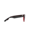 Gafas de sol Ray-Ban STEVE 663113 grey on transparent red - Miniatura del producto 3/4