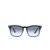 Lunettes de soleil Ray-Ban STEVE 663219 black on blue - Vignette du produit 1/4