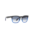 Lunettes de soleil Ray-Ban STEVE 663219 black on blue - Vignette du produit 2/4