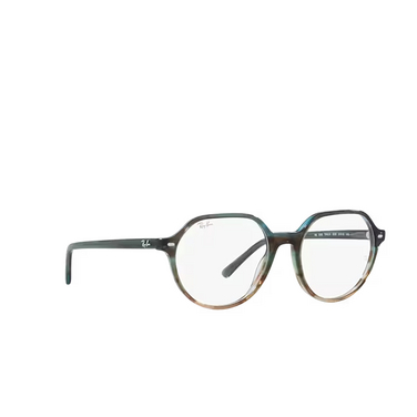 Ray-Ban THALIA Eyeglasses 8252 striped blue & green - three-quarters view