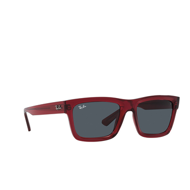 Ray-Ban WARREN Sunglasses 667987 transparent red - three-quarters view