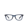 Gafas graduadas Ray-Ban WAYFARER EASE 8223 transparent dark blue - Miniatura del producto 1/4