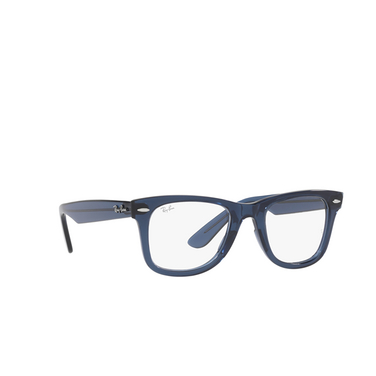 Ray-Ban WAYFARER EASE Eyeglasses 8223 transparent dark blue - three-quarters view