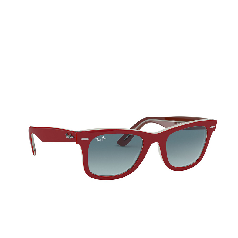 Ray-Ban WAYFARER Sunglasses 12963M red on transparent grey - 2/4