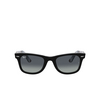 Gafas de sol Ray-Ban WAYFARER 13183A black on chevron grey / burgundy - Miniatura del producto 1/4