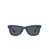 Ray-Ban WAYFARER Sunglasses 1361R5 striped blue - product thumbnail 1/4