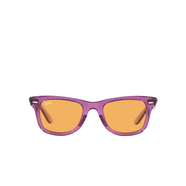 Gafas de sol Ray-Ban WAYFARER 661313 transparent violet - Vista delantera
