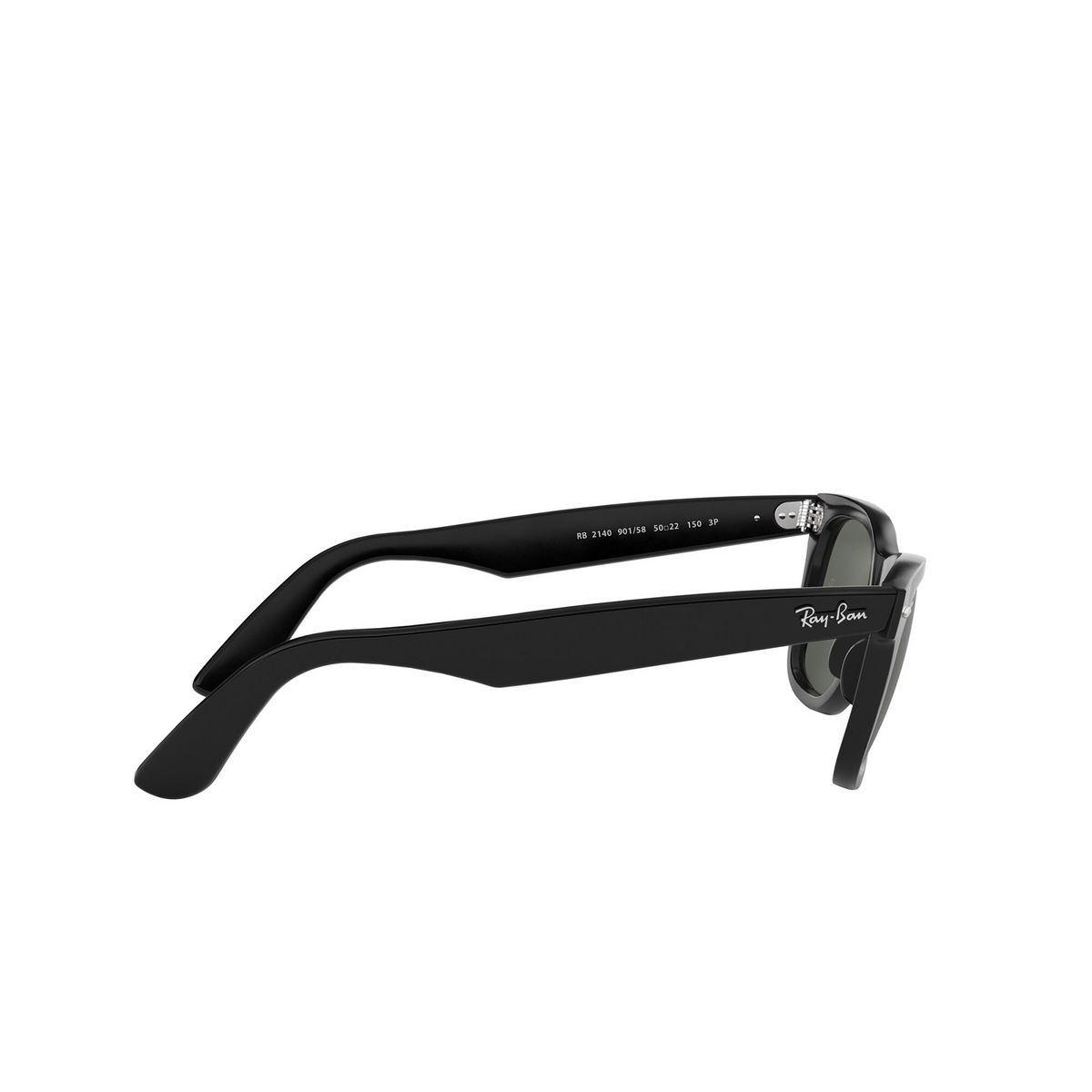 Occhiali da sole Ray-Ban WAYFARER 901/58 Black - anteprima prodotto 3/4