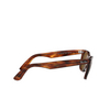 Occhiali da sole Ray-Ban WAYFARER 954 striped havana - anteprima prodotto 3/4