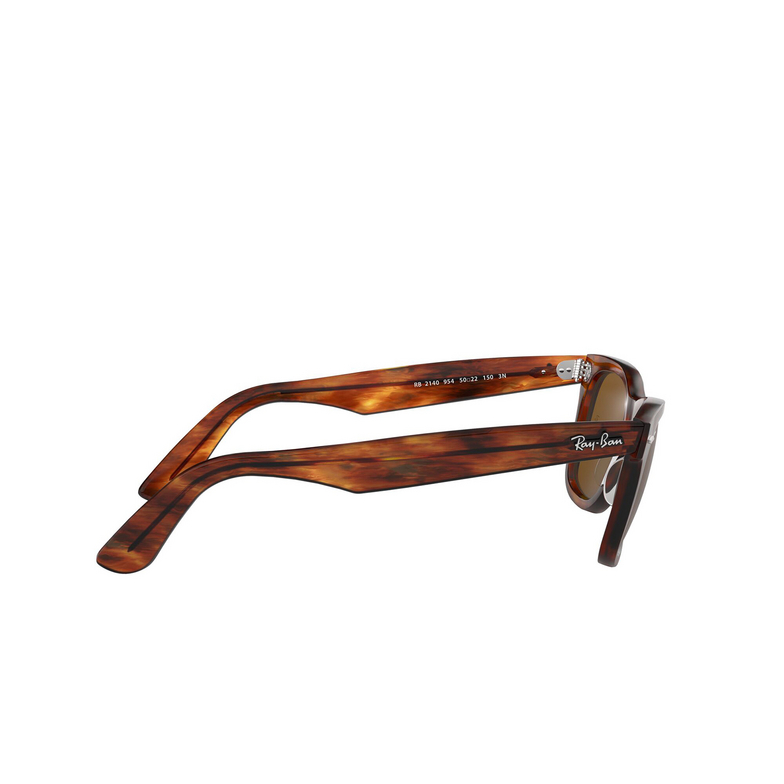 Ray-Ban WAYFARER Sunglasses 954 striped havana - 3/4