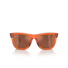 Occhiali da sole Ray-Ban WAYFARER REVERSE 6712GM transparent orange - anteprima prodotto 1/4