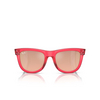 Gafas de sol Ray-Ban WAYFARER REVERSE 67132O transparent red - Miniatura del producto 1/4
