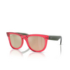 Ray-Ban WAYFARER REVERSE Sunglasses 67132O transparent red - product thumbnail 2/4
