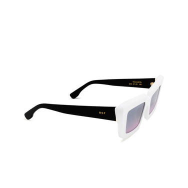 Gafas de sol Retrosuperfuture COCCODRILLO ZV5 white - Vista tres cuartos