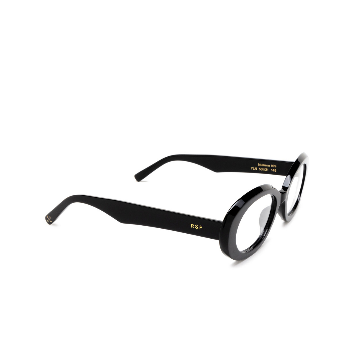 Retrosuperfuture NUMERO 109 Eyeglasses YLN Black - three-quarters view