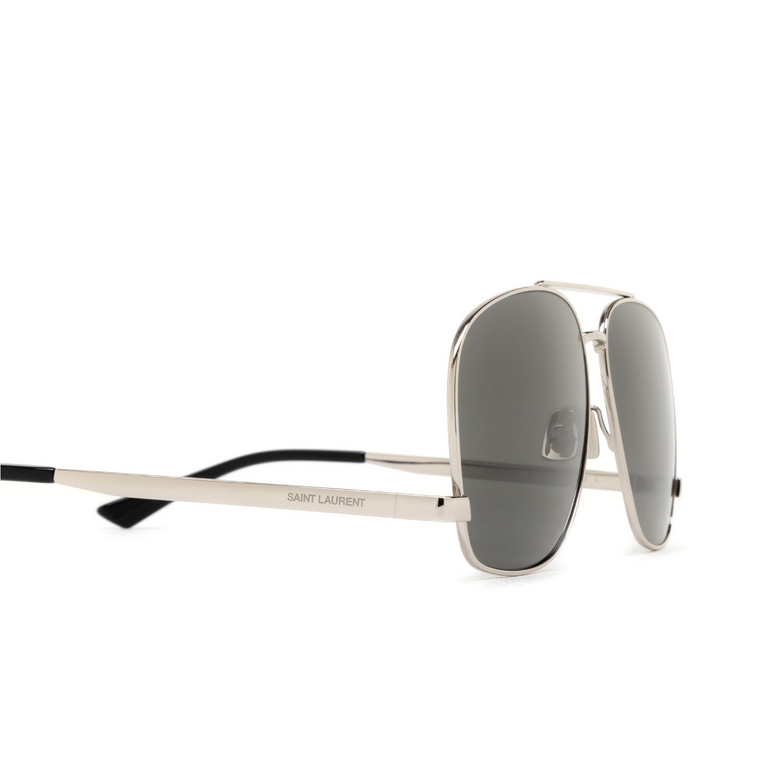 Saint Laurent SL 653 LEON Sunglasses 001 silver - 3/5