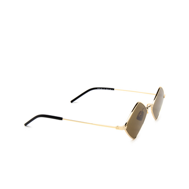 Saint Laurent SL 302 LISA Sunglasses 011 gold - three-quarters view