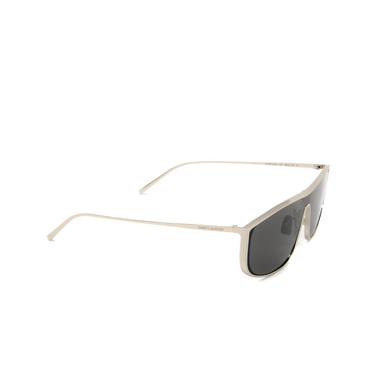 Saint Laurent SL 605 LUNA Sunglasses 001 silver - three-quarters view
