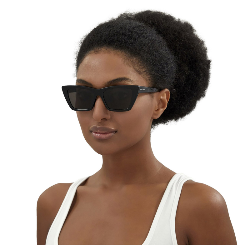 Saint Laurent SL 276 MICA Sunglasses 001 black - 5/5