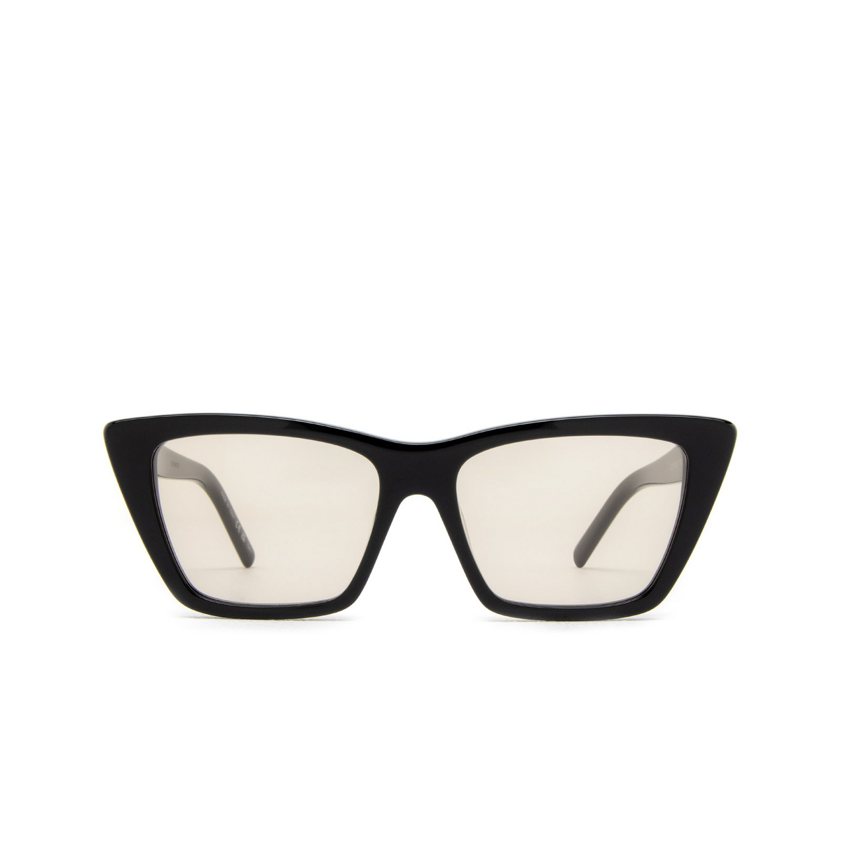 Saint Laurent Mica Cat Eye Acetate Sunglasses in White