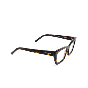 Saint Laurent MICA Korrektionsbrillen 004 havana - Dreiviertelansicht