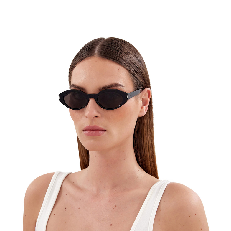 Saint Laurent SL 567 Sunglasses 001 black - 5/5