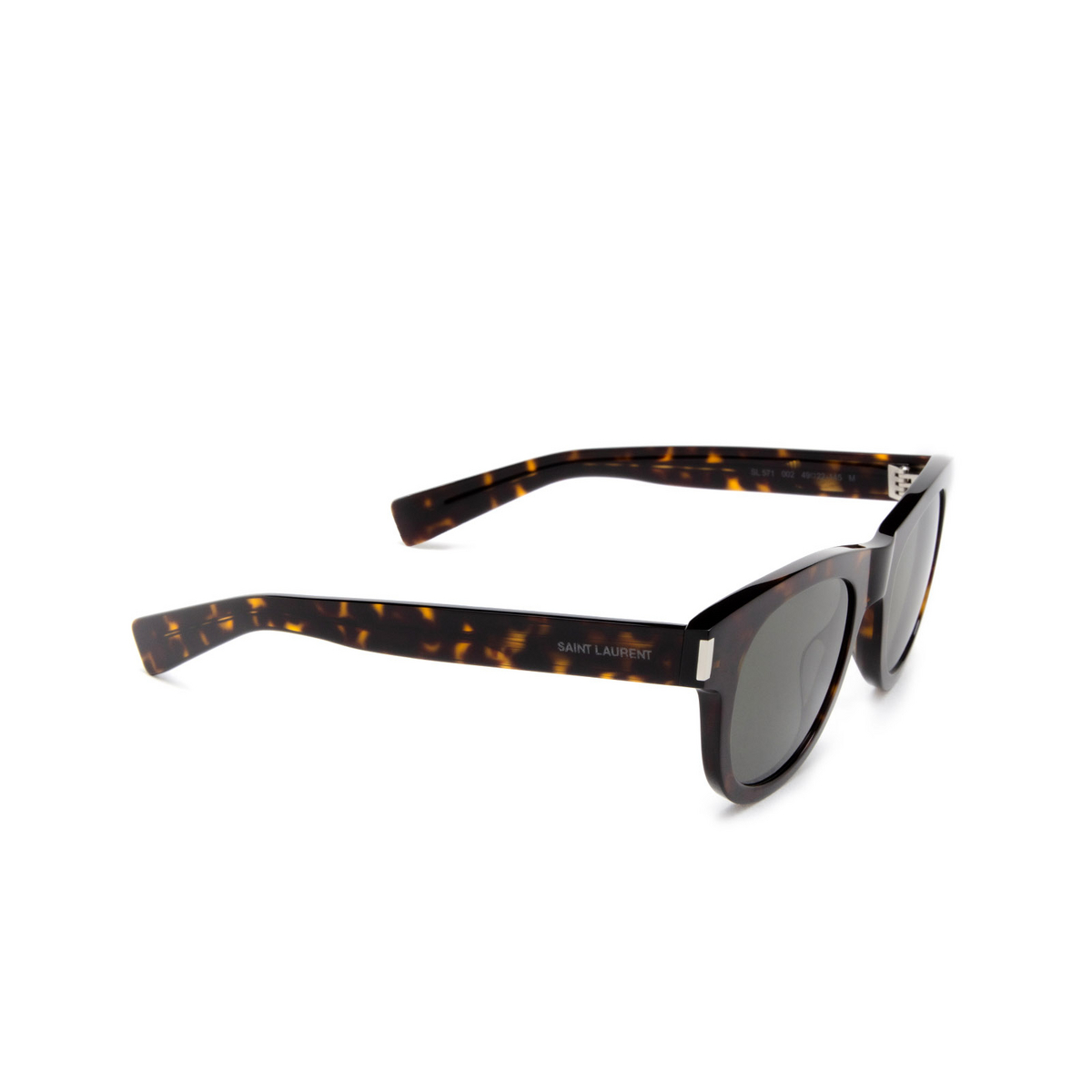 Occhiali da sole Saint Laurent SL 571 002 Havana - tre quarti