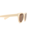 Saint Laurent SL 571 Sunglasses 005 ivory - product thumbnail 3/4