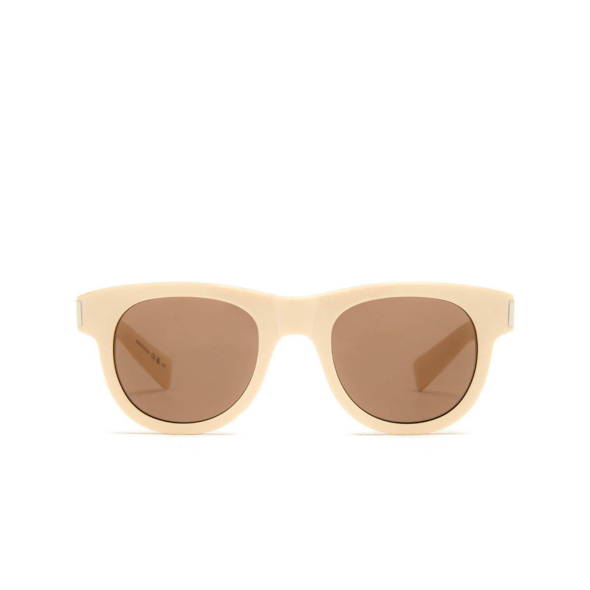 Saint Laurent SL 571 Sunglasses 005 Ivory - front view