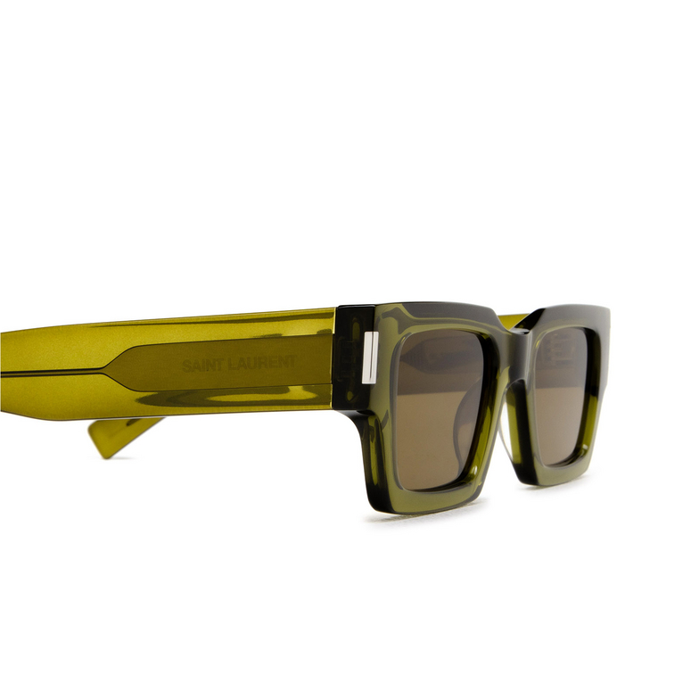 Saint Laurent SL 572 Sunglasses 005 green - 3/4