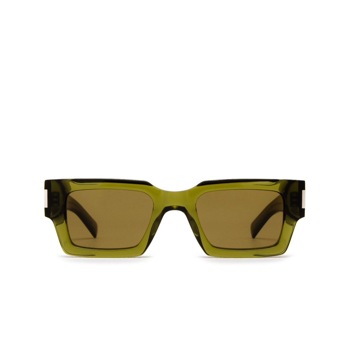 Saint Laurent SL 572 Sunglasses 005 Green - front view