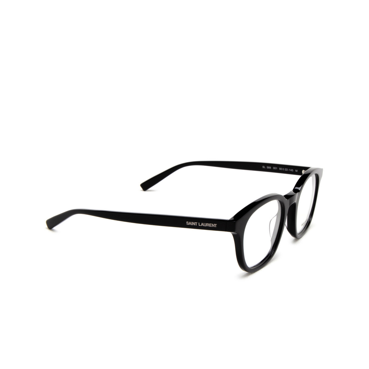 Saint Laurent SL 588 Eyeglasses 001 Black - product thumbnail 2/4